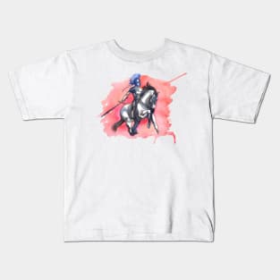 Bold Hero in Watercolor Kids T-Shirt